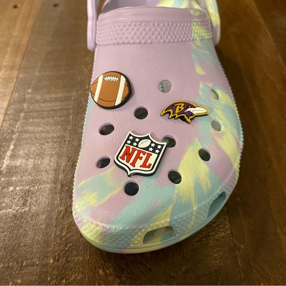 3 Piece Baltimore Ravens‎ Crocs Charms Set - Picture 3 of 3